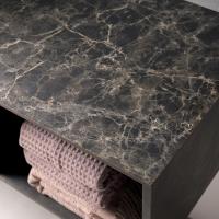 2cm-thick top for Atlantic / Frame bathroom furniture in a stone finish (3S Kaiser)