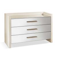 Vieste by Cantori dresser version with 3 drawers equipped with metal handle