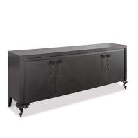 George lacquered sideboard with 3 doors