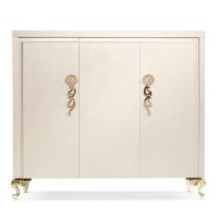 George lacquered cupboard with laser cut handles
