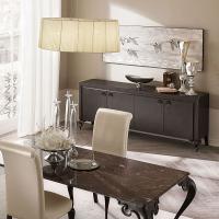 George is ideal in classic livings and can be choosen with George table for a stunning match