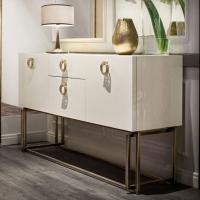 Voyage sideboard with 2 hinged doors and a pair of central drawers