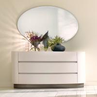 Mirto 3 drawers dresser with mirror top