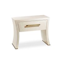 Richard nightstand with 1 drawer and linear handle by Cantori