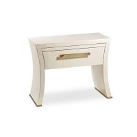 Richard nightstand with 1 drawer with tray and linear handle
