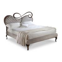 Chopin double bed with high feet