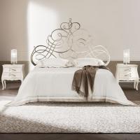 Pascià luxury wrought iron bed by Cantori