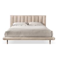 Mirage bed by Cantori upholstered in Nubuck leather