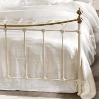 Oliver double bed - detail of the classic Victorian footboard