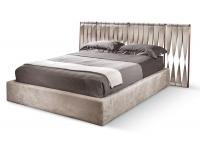 Upholstered double bed Twist by Cantori 