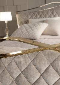 Valentino's pale gold Frame in full curved iron