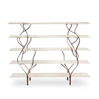 Albero minimal design bookcase with a classy tree shape, model cm 200