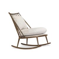 Aurora by Cantori rocking armchair with metal back