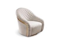 Portofino swivel armchair, ideal in bedrooms or living rooms