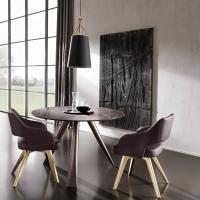 Adria chairs under a matching couple dining table