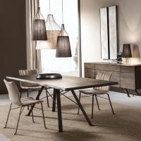 Ginevra is ideal for modern livings or dining rooms