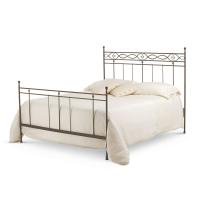 Sirolo double country chic iron bed by Cantori