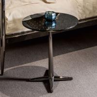 City by Cantori, high round end table, ideal as a nightstand too