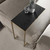C-shaped rectangular coffee table Narciso by Cantori