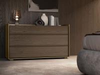 Lounge 3-drawer wooden dresser