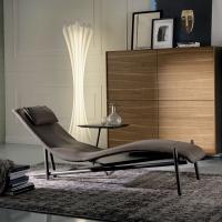 Donovan relaxing upholstered chaise lounge by Cattelan