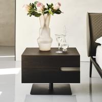 Ciro by Cattelan with exquisite wood finish and leather inserts