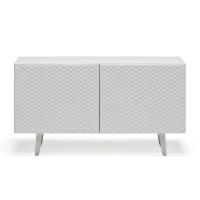 Absolut sideboard with quilted leather doors - model with 2 doors