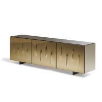 Carnaby design sideboard with 3 mirrored doors by Cattelan