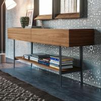 Horizon 2-drawer wooden sideboard by Cattelan 
