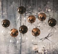 Apollo glass ball pendant lamp by Cattelan