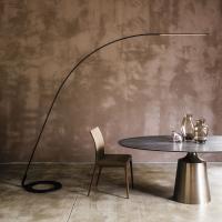 Lampo modern floor arc lamp by Cattelan