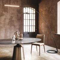 Lampo modern floor arc lamp by Cattelan - minimalist design