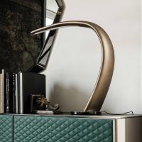 Mamba table lamp by Cattelan in the modern and elegant brushed bronze finish