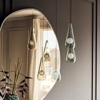 Glass pendant lamp Melody by Cattelan - lampshade model E