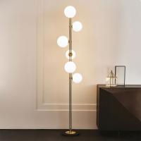 Planeta by Cattelan ground design lamp with spheres in blown glass and LED lights