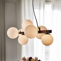 Planeta by Cattelan ground design lamp with spheres in blown glass
