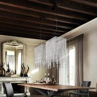 Venezia beaded ceiling light by Cattelan - the rectangular model
