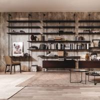 Numerous configurations available for Cattelan's bookcase Airport 