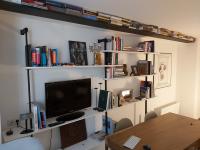 Cattelan Airport modular bookcase with poles - customer photo