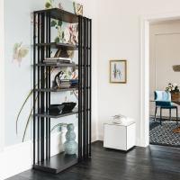 Arsenal bookcase with high shelves, ideal also as single piece