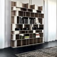 Wally bookcase by Cattelan composed of two vertical units