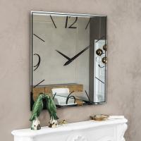 Moment wall mirror clock by Cattelan in square model