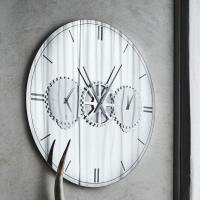 Mirror wall clock Times by Cattelan 