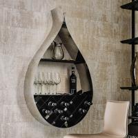 Drop wall mounted steel bottle rack by Cattelan 