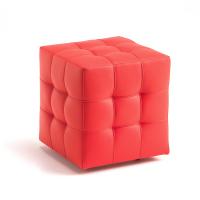 Bob red tufted ottoman by Cattelan