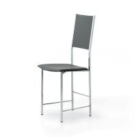 Alessia minimalist hide-leather chair by Cattelan