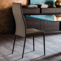 Anna chair with wavy backrest by Cattelan
