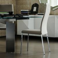 Anna chair with wavy back by Cattelan