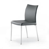 Anna chair with wavy backrest by Cattelan, with contrasting legs