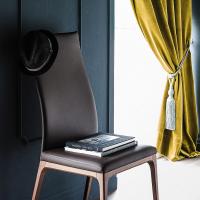 Arcadia leather chair by Cattelan 